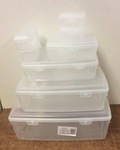 8 Stück Kunststoff Organizer Set Schreibtisch Büro Arbeit Ordnung Aufbewahrungslösungen - Bild 5 von 5