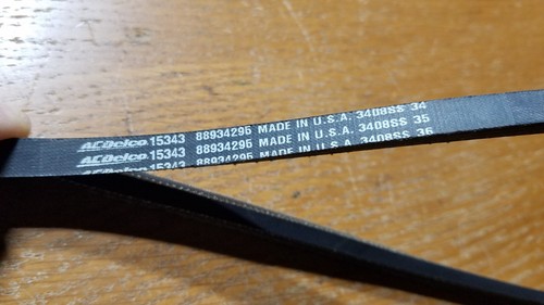 531030352 HUSQVARNA BELT FOR CERTAIN CUT OFF SAW MODELS *GENUINE* - Picture 3 of 4