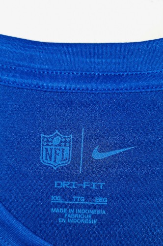 NWT XXL Nike Dri-Fit NY Giants 'NY Giants Football' T-Shirt - Big Blue Colorway - Picture 4 of 18