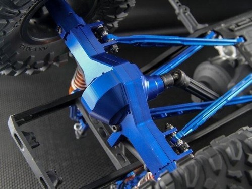 SCX012-B GPM Front/Rear Gear Box SCX10 Blue - Picture 2 of 4