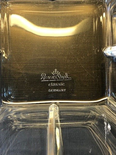 Rosenthal Madison Cuenco de Cristal de Plomo Hecho en Alemania 6.5" - Imagen 3 de 10