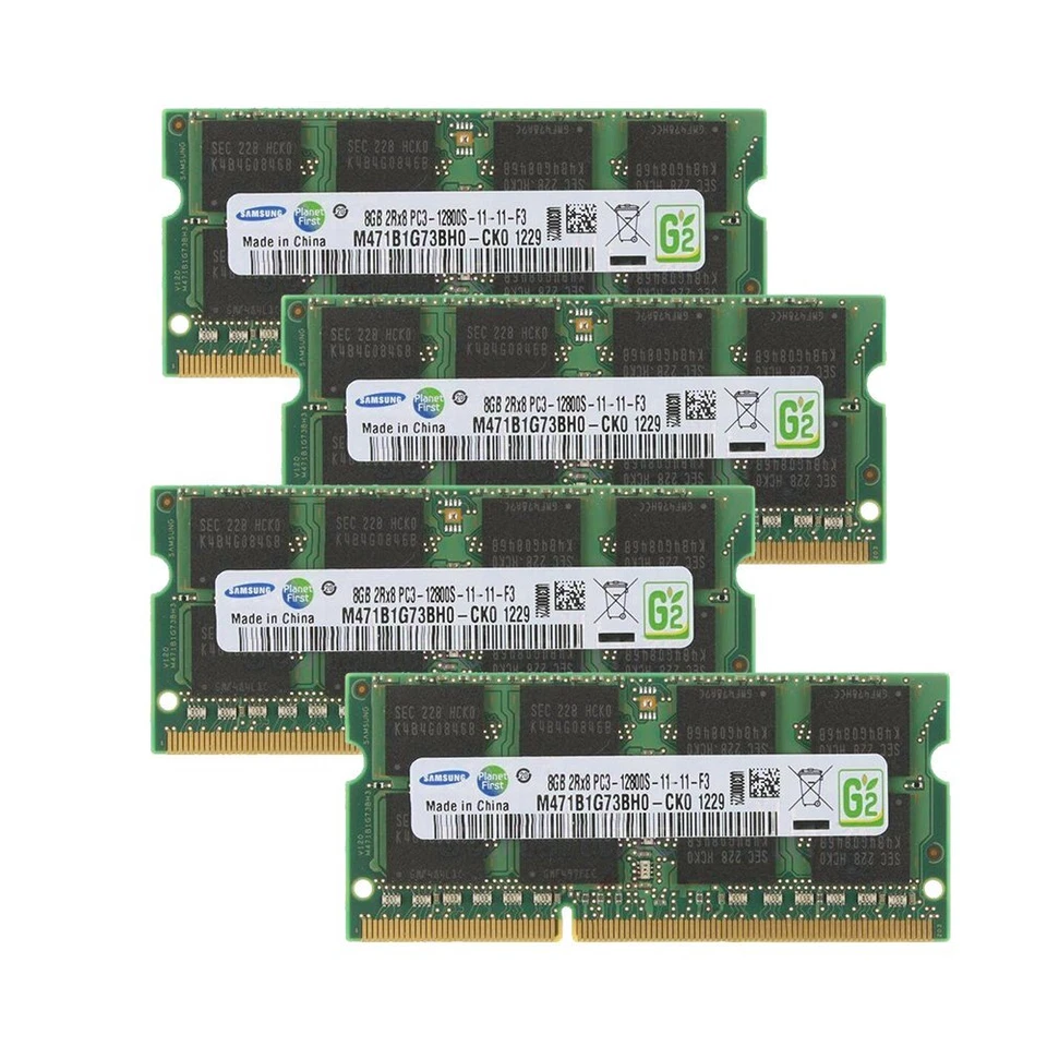 Samsung 32GB 16GB 8GB DDR3 DDR3L 1600MHz PC3 PC3L 204-Pin Laptop Memory LOT UK - Image 3 of 4