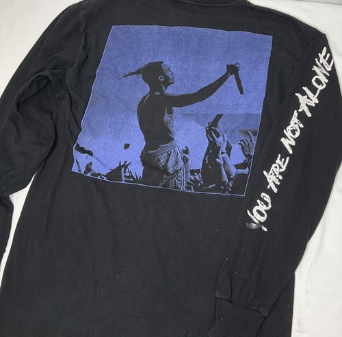 Camisa XXXTentation You Are Not Alone Camiseta de Rap Gráfica Licenciada LS Hombres M - Imagen 9 de 9