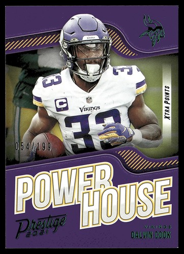 2021 Panini Prestige Dalvin Cook #PH-DC Kraftpaket Xtra Points grün SN199