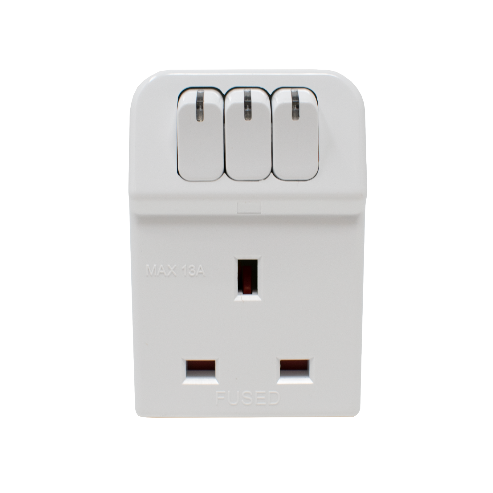 4x 3 Way Gang Triple Socket Multi Plug 13 A 240 V Bloc Secteur Plug Adaptateur Socket