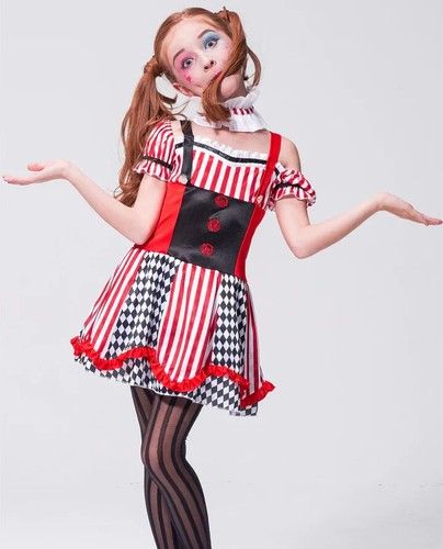 Halloween Fancy Dress Clown Harlequin Costume Age 3-4Yrs EU 104 3 Pcs Ikali kids - Picture 3 of 8
