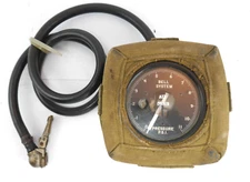 Vintage Pressure Gauge Wallace & Tiernan Products FA141 Bell System ATT w/ Case
