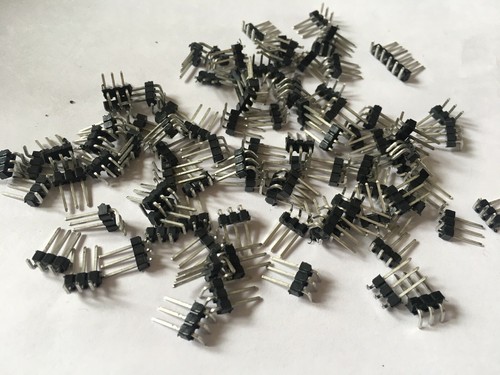 Da 2 a 50 vie - 2,54 mm 0,1" intestazione pin singola/doppia fila diritta/R/A K6 - Foto 7 di 44