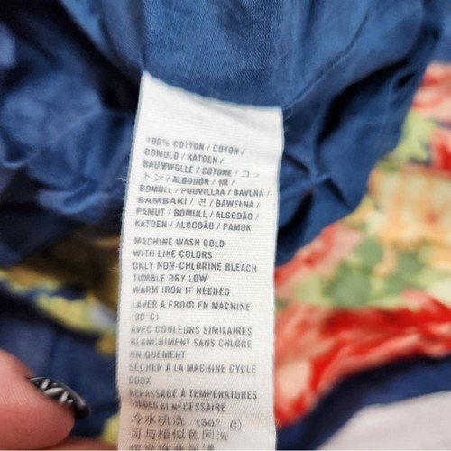 Abercrombie and Fitch floral skirt 100% cotton size small boho mini - Picture 4 of 8