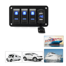 Switch Panel External devices Toggle Rocker Switch Panel Dual USB Port