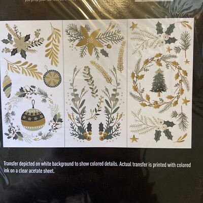 re-design Prima - Holiday Spirit - 6X12 Decor Transfers 3 sheets #655891