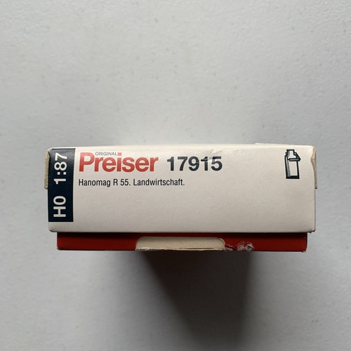 Preiser 17915 BLUE Agricultural Tractor W/ Canopy 1/87 HO Scale For Model Train - Picture 11 of 14