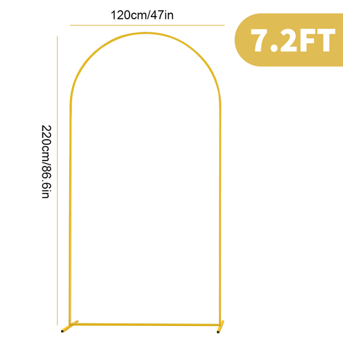 Large Wedding Arch Door Backdrop Stand Flower Display Frame Backdrop Metal Rack - Picture 13 of 13