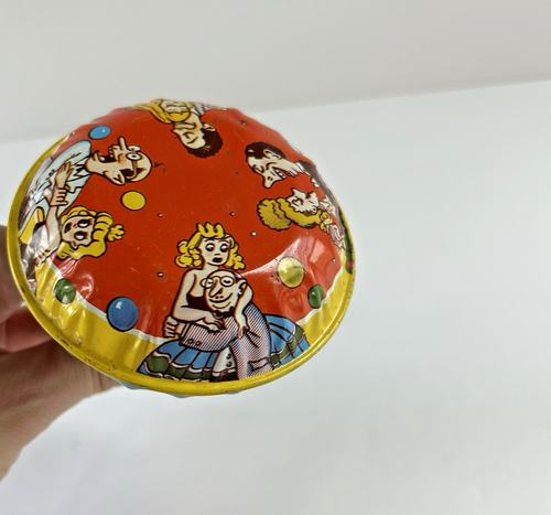 Vintage 50er Jahre Blech Lärmmacher 3er Set Silvester Clicker Feier Spielzeug - Bild 8 von 18