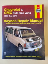 Haynes Repair Manual Chevrolet GMC Full Size Vans 1996-2010