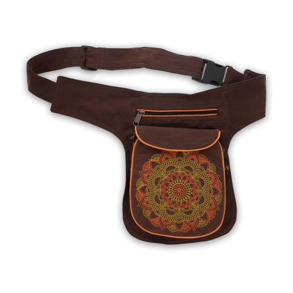 Bauchtasche Gürteltasche Festivaltasche Sidebag Hüfttasche Hippie Goa Fair  - Bild 1 von 1