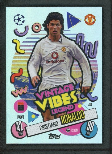 CRISTIANO RONALDO TOPPS MATCH ATTAX VINTAGE VIBES LEGEND - Picture 1 of 2