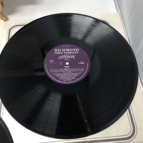 Vintage Bizet-Carmen Richmond/London 3LP Import set RS 63006 Wolff Juyol DeLuca - Picture 12 of 12