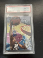 1999-00 Skybox Metal Tim Duncan PSA 8 Mint  #110 LOW POP