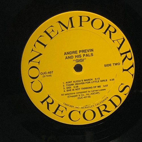 Andre Previn & His Pals-Gigi-Original Jazz Classics 407-REISSUE - Picture 4 of 4