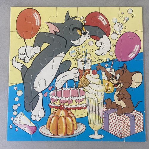 1984 HESTAIR Mr Men & Tom and Jerry 2x 30 pcs Puzzle Set Vintage - Picture 2 of 15