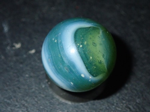 Marbles Rare Peltier Green Surfer / Antiifreeze / Green Fizz 0.603” F - Picture 2 of 12