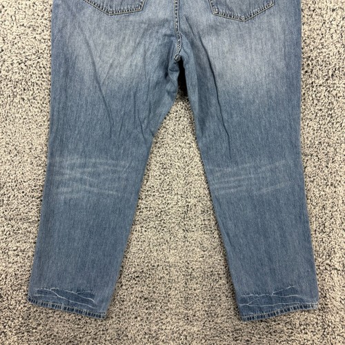 Tommy Bahama Jeans Mens 42x32 Blue Denim Relaxed Straight Cotton Tencel Blend - Picture 15 of 16