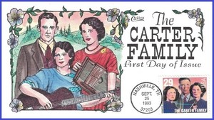 US-2773-U-A-COLLINS-HAND-PAINTED-FDC-Carter-Family-Country-Music
