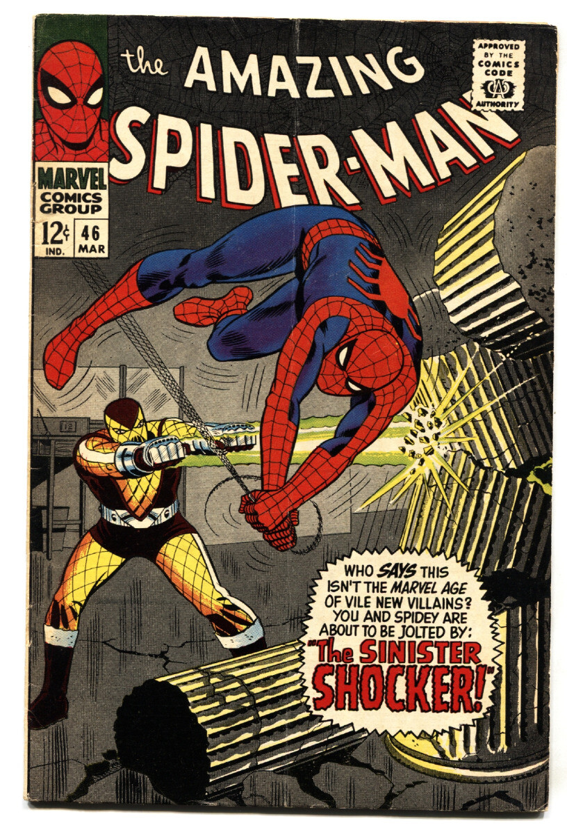 アメコミ Amazing spider man 46 初登場　スパイダーマン AMAZING SPIDER-MAN #46 -First SHOCKER-Comic Book ASM 1967