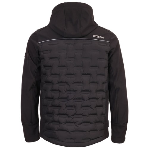 Mens Tuffstuff Stratford Softshell Jacket Water Resistant Hooded Work Casual JKT - Picture 3 of 4