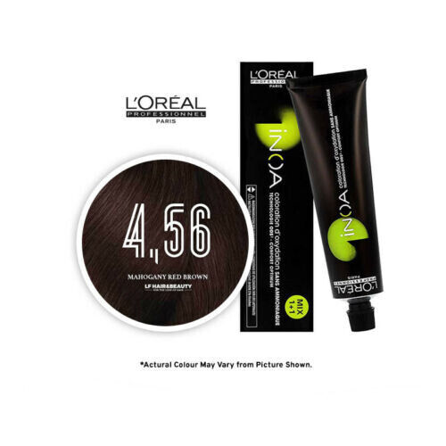 Loreal iNOA Permanent Hair Color High tint Resist Mahogany Red Brown dye60g Loreal iNOA Permanent Hair Color High tint Resist Mahogany Red Brown dye60g