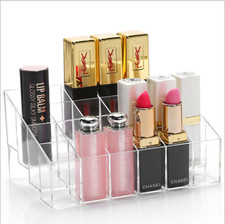 Clear Acrylic Makeup Cosmetic Organizer Brush Display Holder Jewelry Storage Box