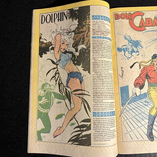 WHO'S WHO #7 1985 Dave Stevens DOLPHIN Pinup Classic Art GGA Art NM 4 Copies - Picture 3 of 6