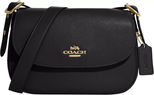 Coach Unisex Macie Saddle Bag - Black - New with tags - Picture 5 of 5