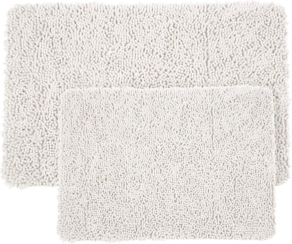 Two-Piece Memory Foam Plush Bath Mat - White, 32 “x21 ”x1.25” - Image 4 of 4