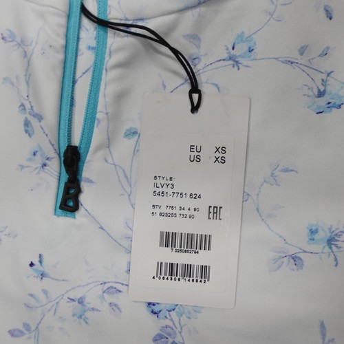 Bogner X Love Shack Fancy Livy3 Base Layer Snow Ski Top Floral Women's Size XS - Picture 4 of 8