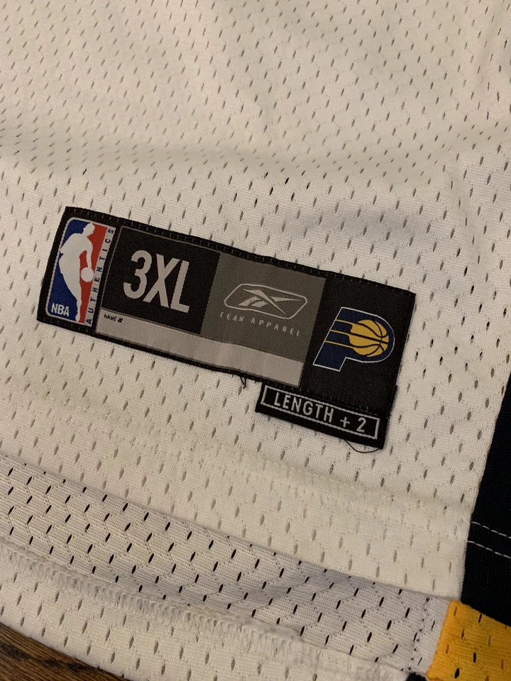 JERMAINE O'NEAL SIGNED  INDIANA PACERS JERSEY 3XL Men’s Sewn Reebok - Image 3 of 4