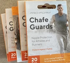 Pro-Form Chafe Guards (100 Pairs) Nipple Protection for Athletes and Runners NIP