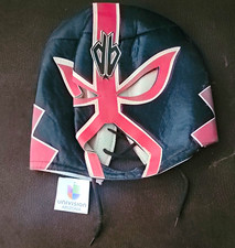 Univision Arizona Lucha Libre Full Mask Adjustable One Size Black/Red/White