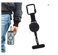 Retractable Anti-Theft Phone Holder Safety Tether with Belt Clip Travel
