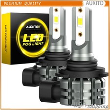 2Pcs White HB4 9006 LED White Fog Light DRL Bulbs CANbus Error Free 2400LM New