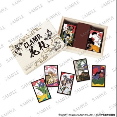 Clamp Exhibition Hanafuda Playing Cards Limited Edition Wooden Box