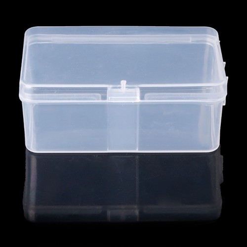 Rectangular Plastic Transparent Storage Box Jewelry Beads Container Organizer - Picture 5 of 8