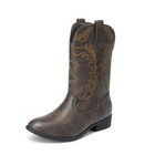 Western Mid-Calf Riding Boots for Girls, Little/Big Kids Cowboy Cowgirl Shoes