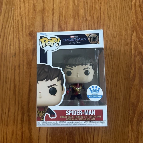 Funko POP Vinyl Marvel UNMASKED SPIDER-MAN No Way Home Shop Exclusive #1169 New