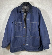 Wrangler Blue Bell Blanket Lined Chore Coat Jacket Size 44 *Tags Missing* Vgt