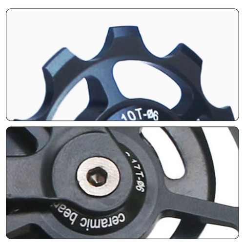 10T Roller Rear Derailleur Pulley Ceramic Bearing Jockey Wheel For MTB Road BijA - Picture 6 of 19
