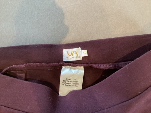 Via Milano Jeggings Gr.19 Aubergine Damenhose - Bild 4 von 6