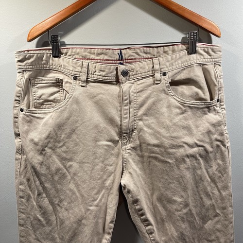 Johnnie-O Hugo Chino Herren 38x32 Beige Klassisch Khaki Hose JMPA1470 - Bild 3 von 9