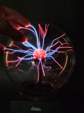 VTG 1987 Rabbit Systems E-6000 Eye of the Storm Plasma Lightning Globe